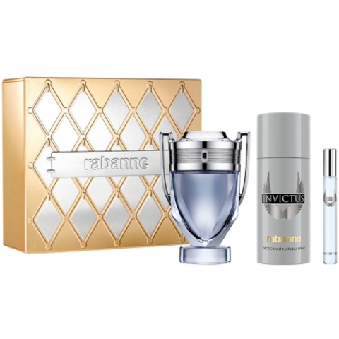 Paco Rabanne Paco Rabanne Invictus EDT 100 + Deo 150 ML + EDT 10 ML SET