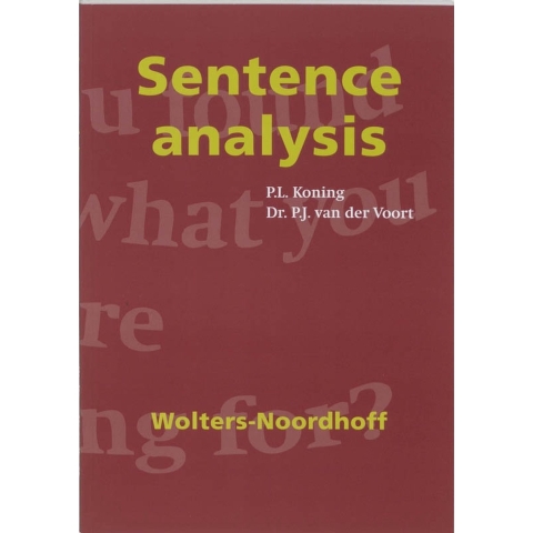 Sentence analysis (Paperback)