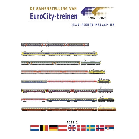 De samenstelling van EuroCity-treinen (1987-2023) (Hardback)