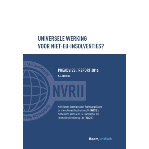 Universele werking voor niet-EU-insolventies? (Paperback)