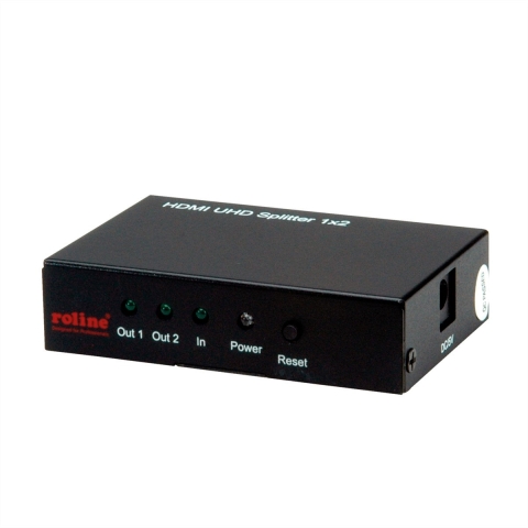 Roline HDMI-splitter 3840 x 2160 Pixel Zwart