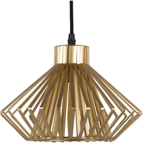 Leitmotiv - Pendant lamp Lignes Diamond gold painted