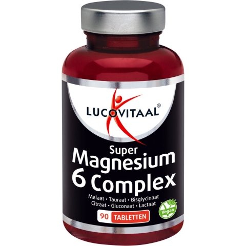 Gratis Verzending: 3x Lucovitaal Magnesium Super 6 Complex 90 tabletten