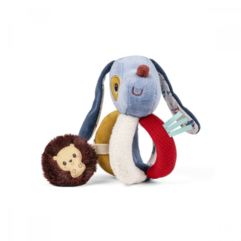 Lilliputiens Rammelaar met handvat - De hond Jules - Lilliputiens - OneSize - Rammelaar