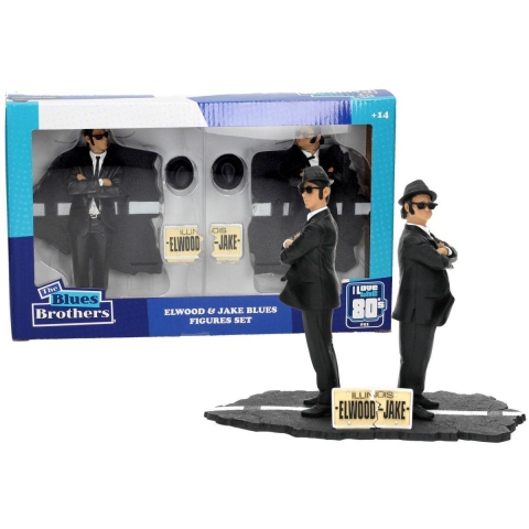 The Blues Brothers: Jake and Elwood 17 cm - 2 Figures Set Statieven en statief accessoires