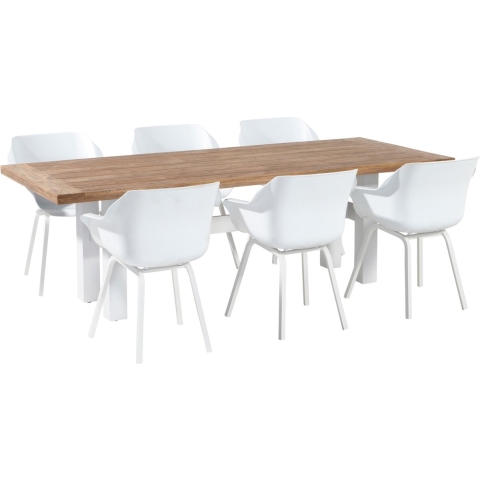 Hartman tuinset met Heron tuintafel en Sophie element stoelen