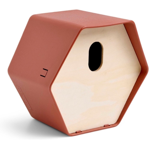 Capi Europe Vogelhuisje ovaal Hive - 19x23x20 - Bruin