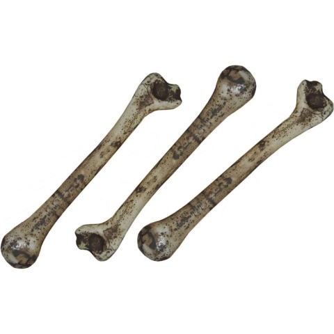 Set van 6x stuks horror thema decoratie bot 34 cm -