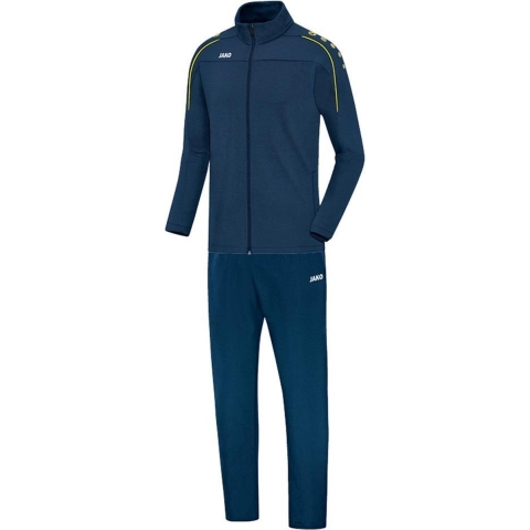 JAKO M9550K Vrijetijdspak Classico Kids - Nachtblauw/Citroen - 128