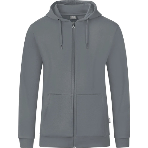 JAKO C6820D Jas Met Kap Organic Dames - Steengrijs - 40