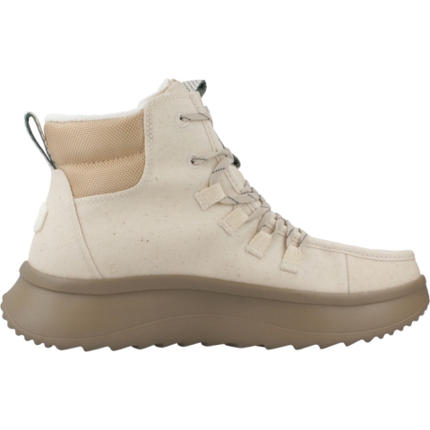 HEYDUDE Boots Dames Wendy Apres Coated Twill Beige 39 Keperstof