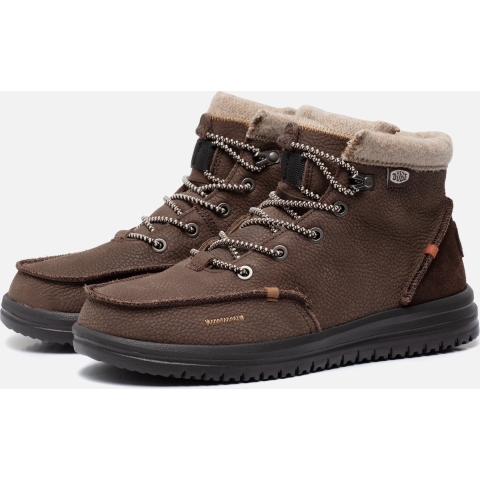 HEYDUDE Boots Heren Bradley Leather Bruin 44 Leer