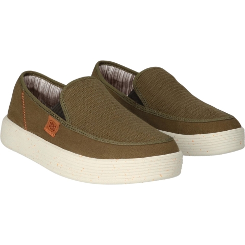 HEYDUDE Instappers Heren Sunapee Coastline Groen 43 Mesh