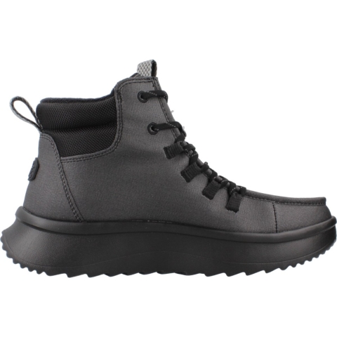 HEYDUDE Boots Dames Wendy Apres Coated Twill Zwart 36 Keperstof