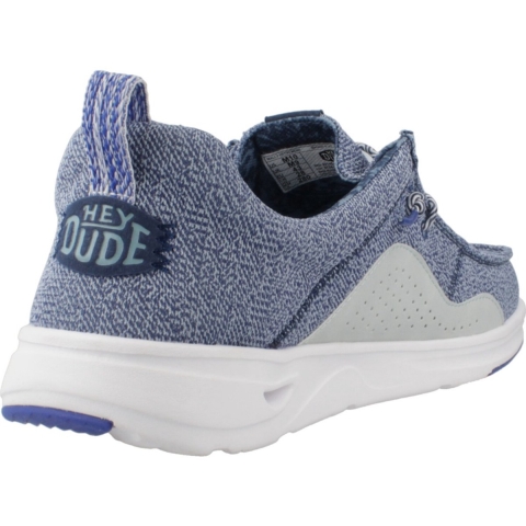 HEYDUDE Instappers Heren Wally Hey2O Mesh Blauw 44 Mesh