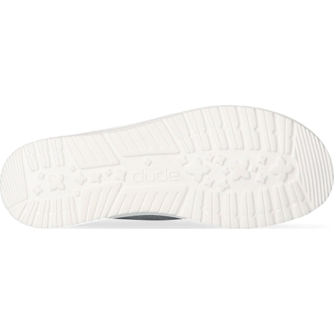 HEYDUDE Instappers Dames Wendy Metallic Sparkle Grijs 41 Textiel