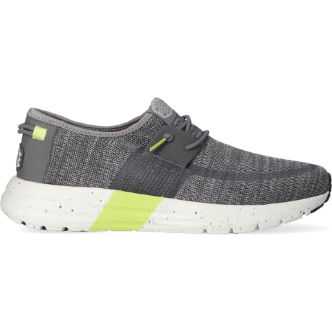 HEYDUDE Sneakers Heren Sirocco Sport Mode Grijs 47 Textiel