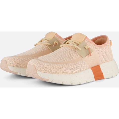 HEYDUDE Sneakers Dames Sirocco Sport Stripe Roze 38 Polyester