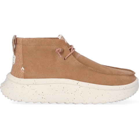 HEYDUDE Instappers Dames Wendy Peak Hi Suede Bruin 42 Suède