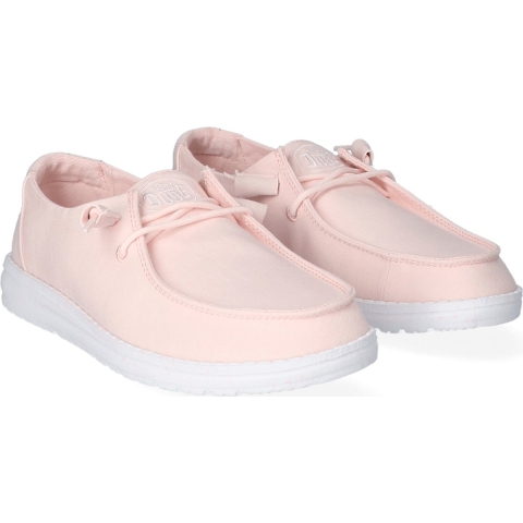 HEYDUDE Instappers Dames Wendy Slub Roze 42 Canvas