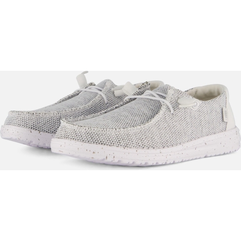 HEYDUDE Instappers Dames Wendy Sox Wit 36 Polyester