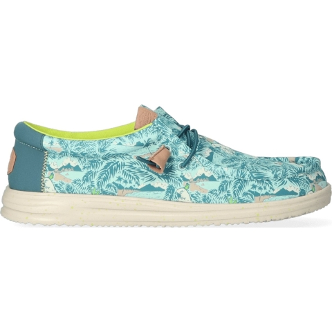 HEYDUDE Instappers Heren Wally H2O Blauw 44 Polyester