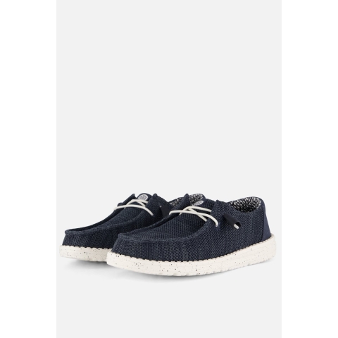 HEYDUDE Instappers Dames Wendy Stretch Sox Blauw 42 Mesh