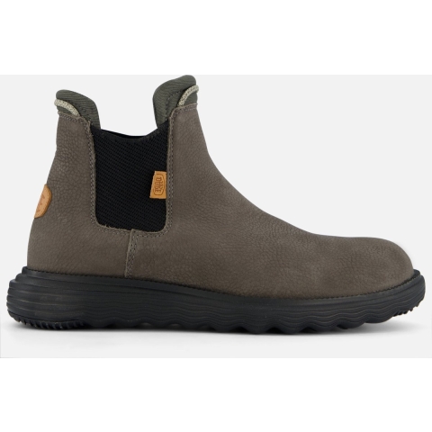 HEYDUDE Chelsea boots Heren Branson Craft Leather Grijs 46 Leer