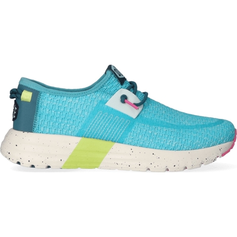 HEYDUDE Sneakers Dames Sirocco Sport Stripe Aqua 43 Polyester