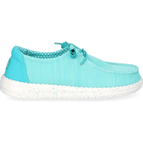 HEYDUDE Instappers Dames Wendy Stretch Sox Groen 37 Mesh