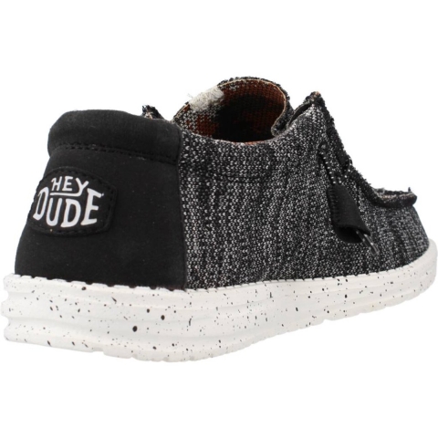 HEYDUDE Instappers Heren Wally Sox Stitch Zwart 43 Polyester