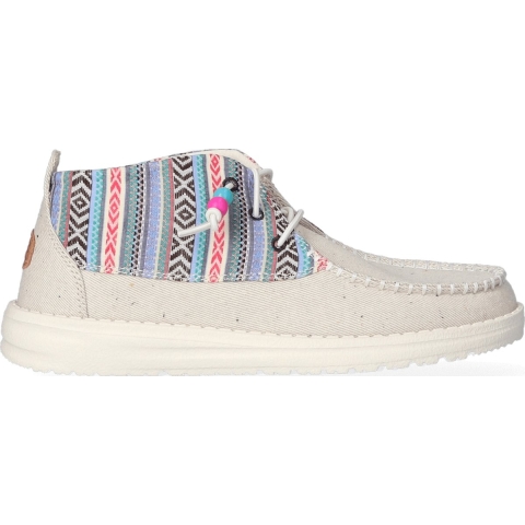 HEYDUDE Instappers Dames Wendy Mid Boho Mix Grijs 42 Textiel