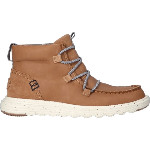 HEYDUDE Boots Dames Reyes Leather Cognac 42 Suède