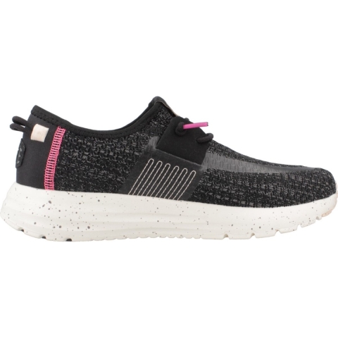 HEYDUDE Sneakers Dames Sirocco Sport Stripe Zwart 38 Polyester