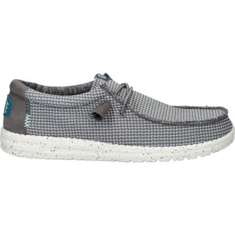 HEYDUDE Instappers Heren Wally Sport Mesh Grijs 44 Mesh