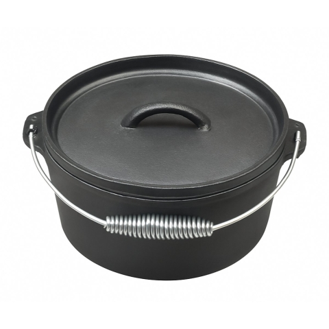 Blackwell Braadpan Gietijzer - Dutch Oven met Deksel - Gietijzer - ø 25 cm - 4 liter - zonder anti-aanbaklaag