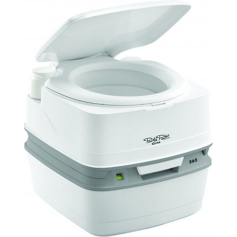 Thetford Porta potti Qube 335 wit met hold down kit