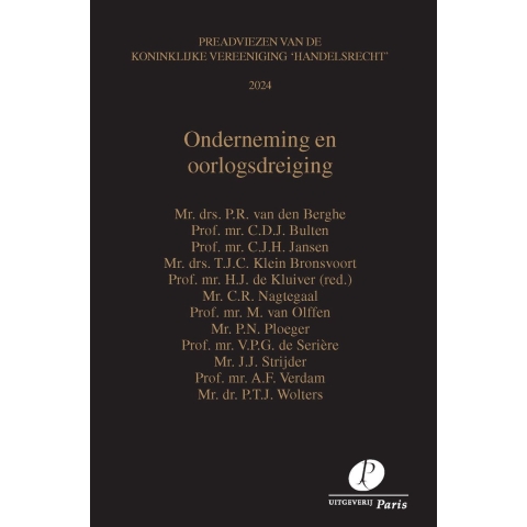 Onderneming en oorlogsdreiging (Paperback)