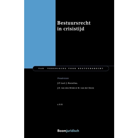 Bestuursrecht in crisistijd (Paperback)
