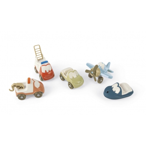 Dantoy BIO Plastic Auto's - Funcars - 5 st. - Dantoy - OneSize - Auto