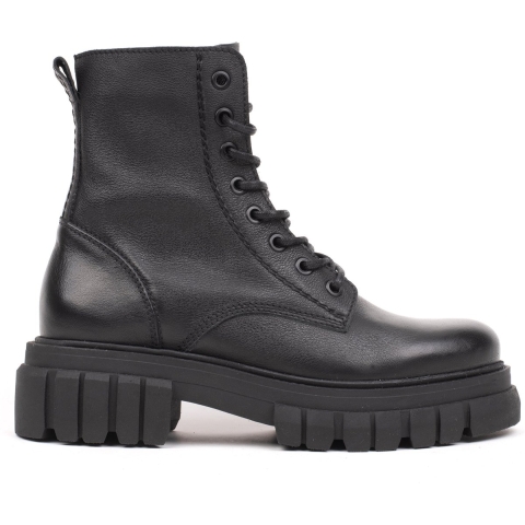 Omnio Loreta Ankle Boot Leer Enkellaarzen