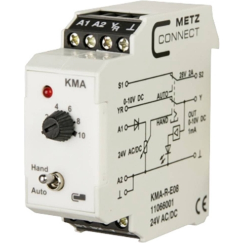 Metz Connect 11066001 Analoge interventiemodule 24, 24 V/AC, V/DC (max) 1 stuk(s)