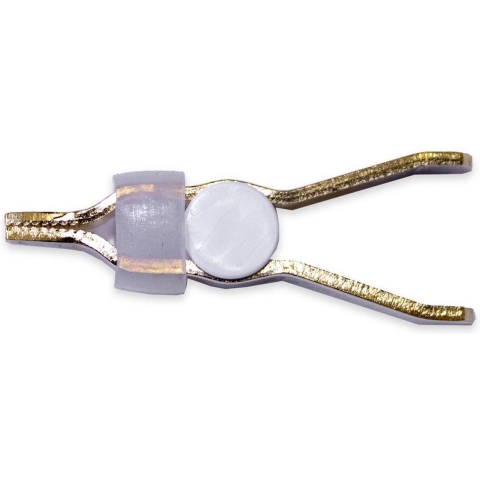 Mueller Electric BU-78K Kelvin-klem Goud Klembereik (max.): 12 mm Lengte: 57.90 mm 1 stuk(s)