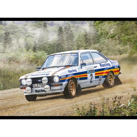 Italeri 3650 Ford Escort RS 1800 MK.II Lombard Auto (bouwpakket) 1:24
