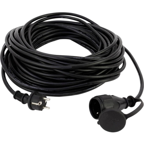 REV 0017258549 Stroom Verlengkabel 16 A Zwart 25.00 m H05RR-F 3F 3G 1,5 mm²