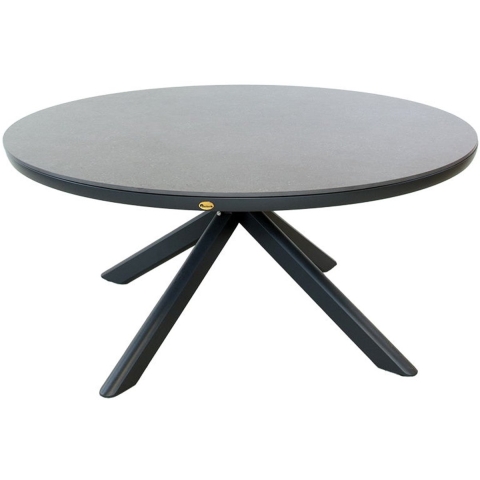Rexburg dining tafel midnight grey dia. 158 cm - Oosterik home