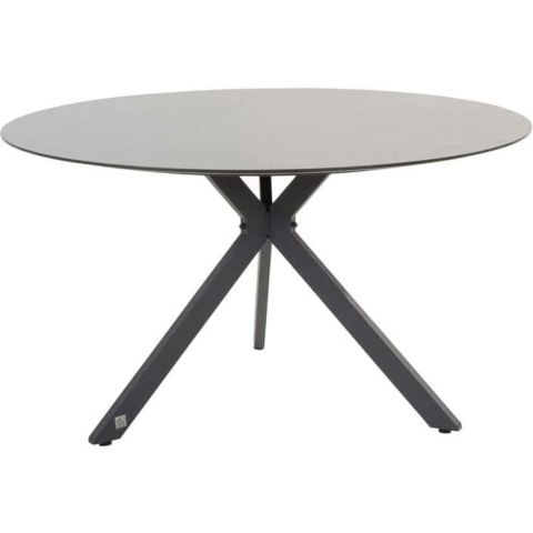 Locarno tafelblad HPL slate antraciet 130 cm dia. 4SO - 4so