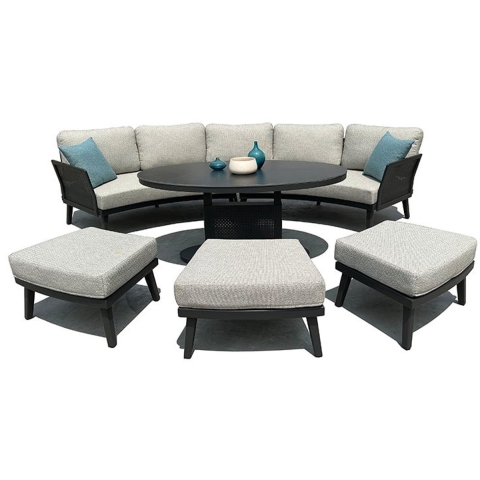 Summerset lounge set midnight grey - Oosterik home
