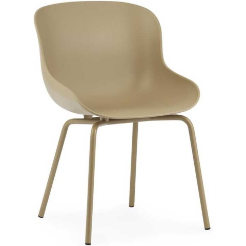 Normann Copenhagen Hyg Stoel Met Stalen Onderstel Zand