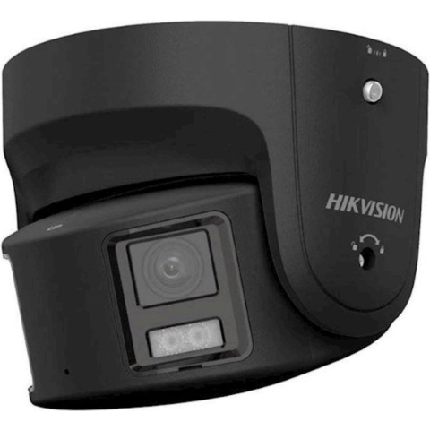 Hikvision DS-2CD2387G2P-LSU/SL zwarte 4mm 8mp panoramische ColorVu netwerk beveiligingscamera